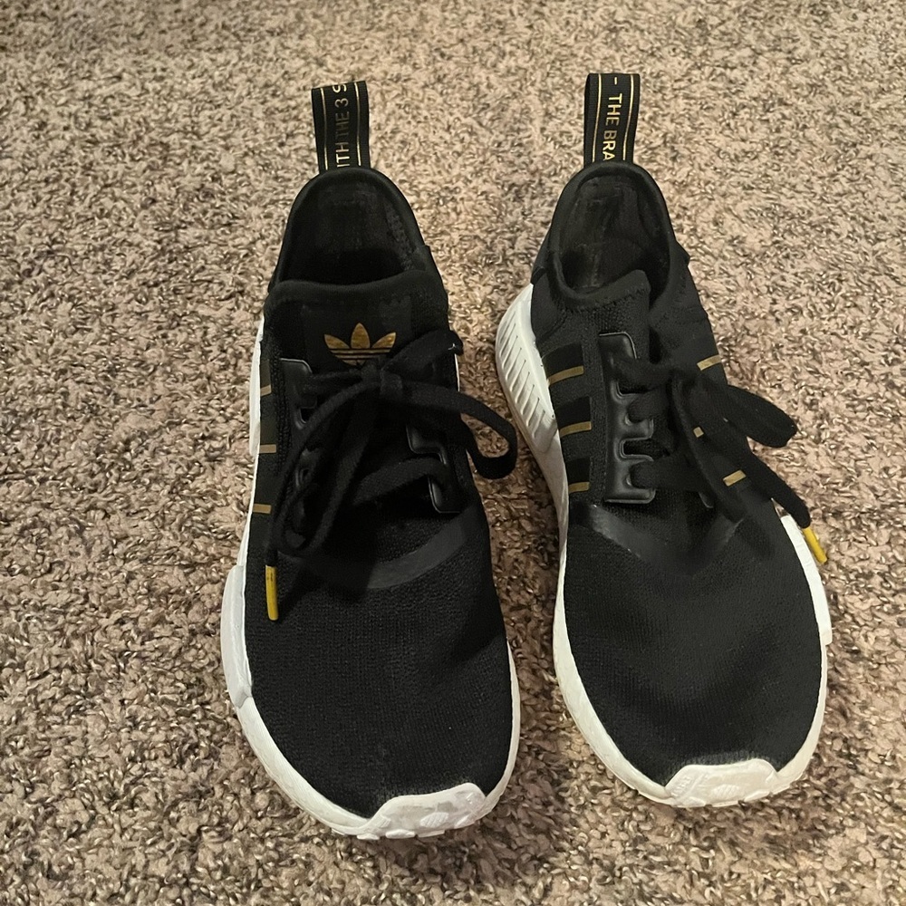 Adidas NMD R1 Sneakers – Black & Gold